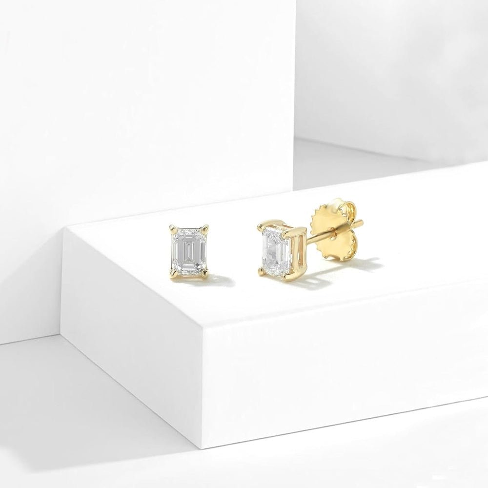 1.00 Carat Lab Grown Diamond Solitaire Stud Earrings - Future Jewelry