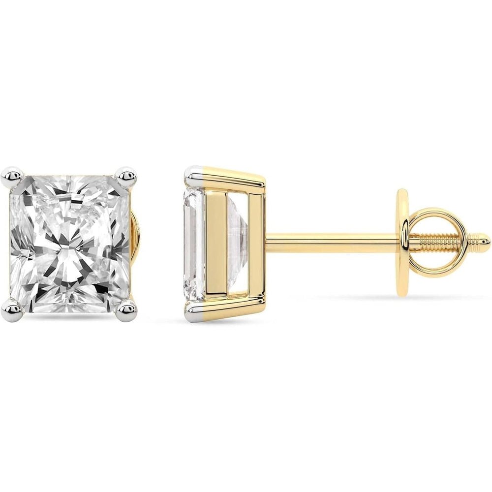 1–12 Carat Lab Grown Diamond Stud Earrings in 14K Gold - Future Jewelry