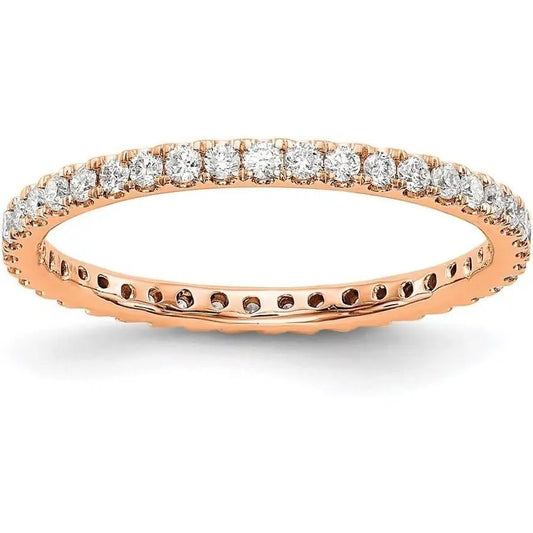 1/2 Carat Lab Grown Diamond Band in 14K Rose Gold - Future Jewelry