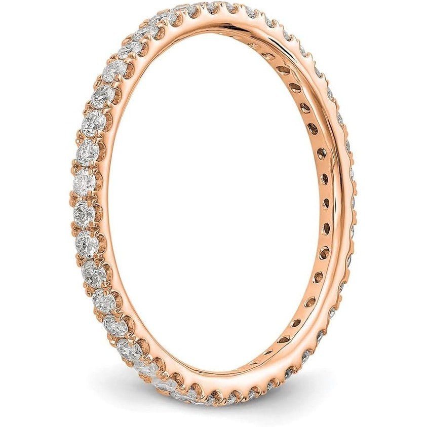 1/2 Carat Lab Grown Diamond Band in 14K Rose Gold - Future Jewelry
