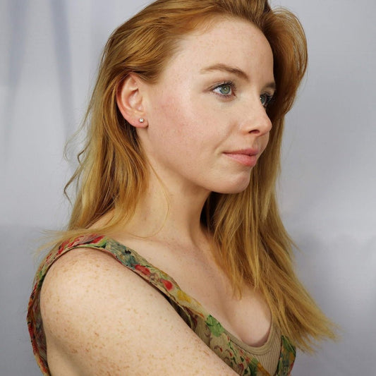 1/3 Carat Lab Grown Diamond Stud Earrings in 14K Gold - Future Jewelry