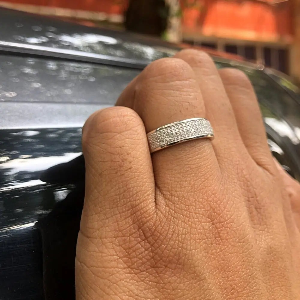 1/2 Carat Men’s Lab Grown Diamond Band in 14K Gold - Future Jewelry