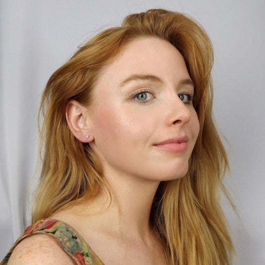 1/4 to 1 1/4 Carat Lab Grown Diamond Round Stud Earrings for Women in 14k Gold 3 - Prong Martini Setting Screw Back Studs - Future Jewelry