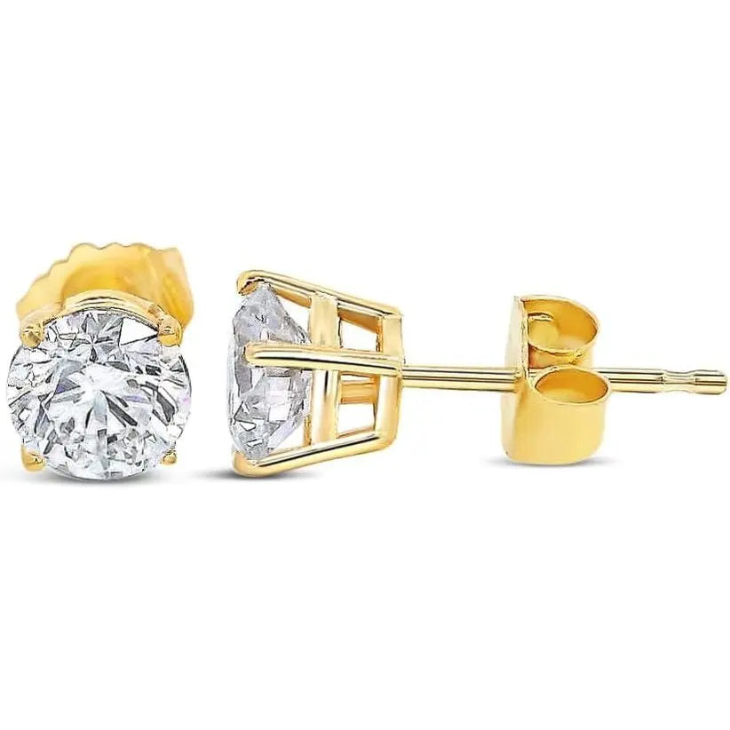 1/4–3 Carat Lab Grown Diamond Stud Earrings in 14K Gold - Future Jewelry