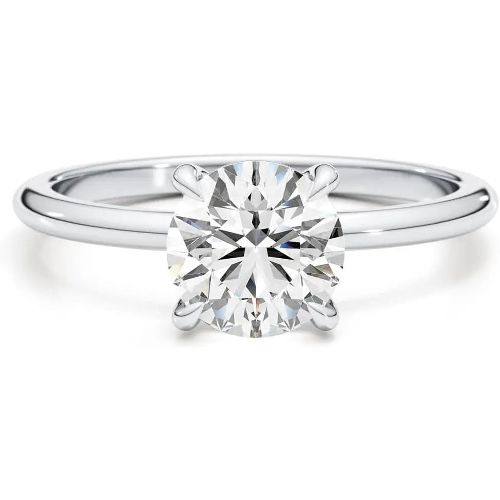 14k White Gold Engagement Ring/Wedding Ring With 0.20 to 2.00 Carats Lab Grown Diamond (E Color, VS1 Clarity) Rings For Women - Future Jewelry