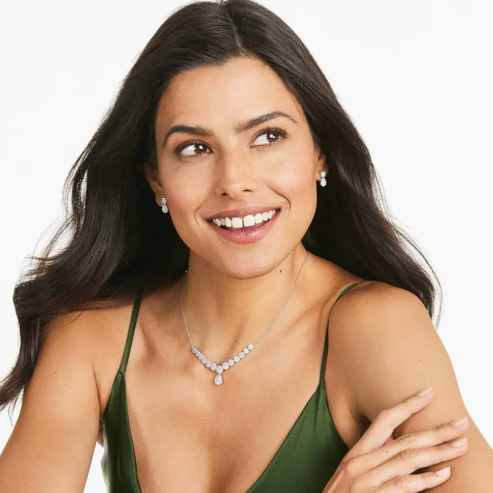 14K White Gold Mirage Diamond Necklace | 3.00 Carats, F - G Color, VS2 - SI1 Clarity - Future Jewelry