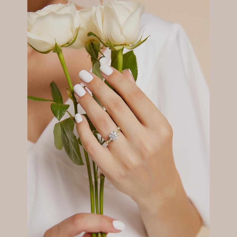 1.5 Carat Lab Grown Diamond Engagement Ring in Silver - Future Jewelry