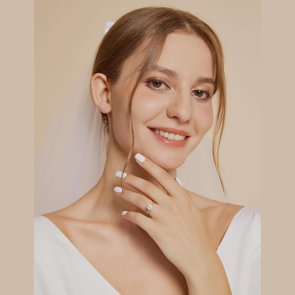 1.5 Carat Lab Grown Diamond Engagement Ring in Silver - Future Jewelry