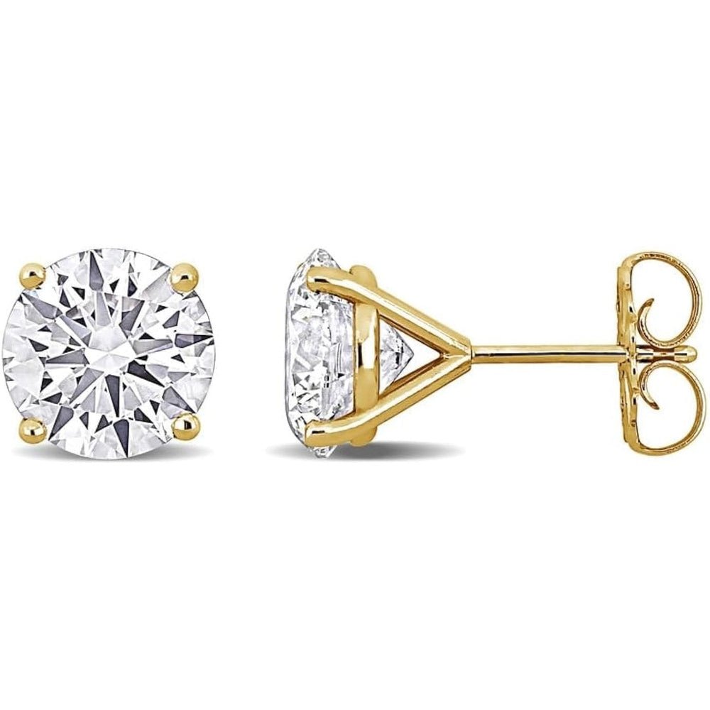 1–5 Carat Lab Grown Diamond Stud Earrings – 4 Prong Set - Future Jewelry