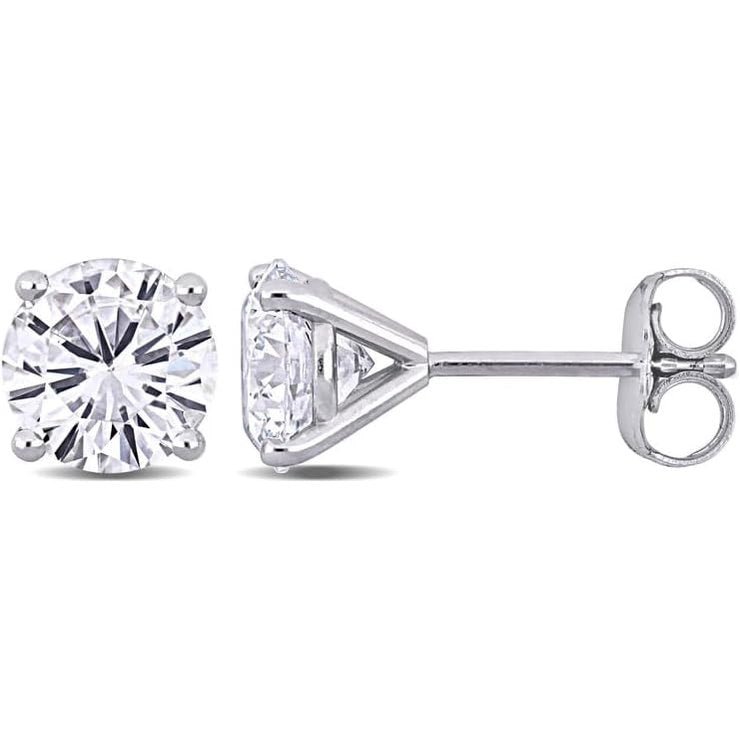 1–5 Carat Lab Grown Diamond Stud Earrings – 4 Prong Set - Future Jewelry