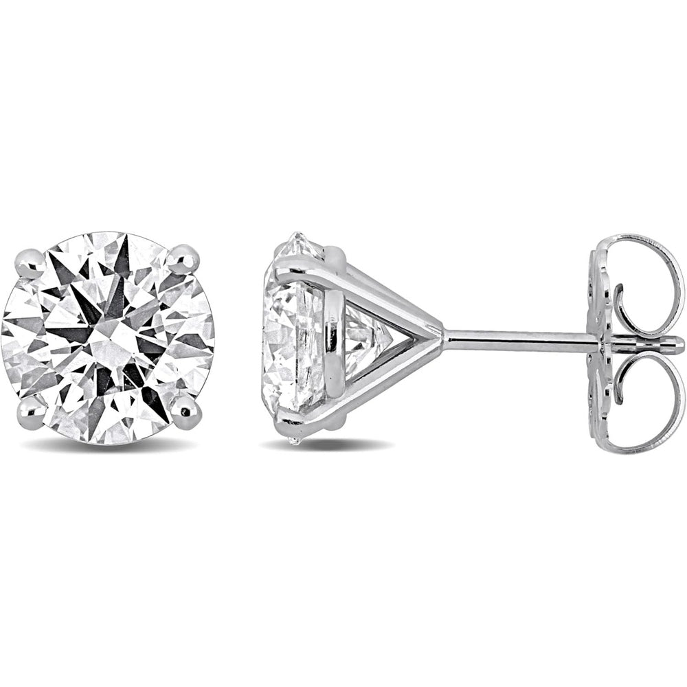 1–5 Carat Lab Grown Diamond Stud Earrings – 4 Prong Set - Future Jewelry