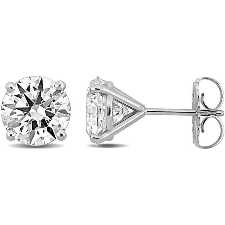 1–5 Carat Lab Grown Diamond Stud Earrings – 4 Prong Set - Future Jewelry