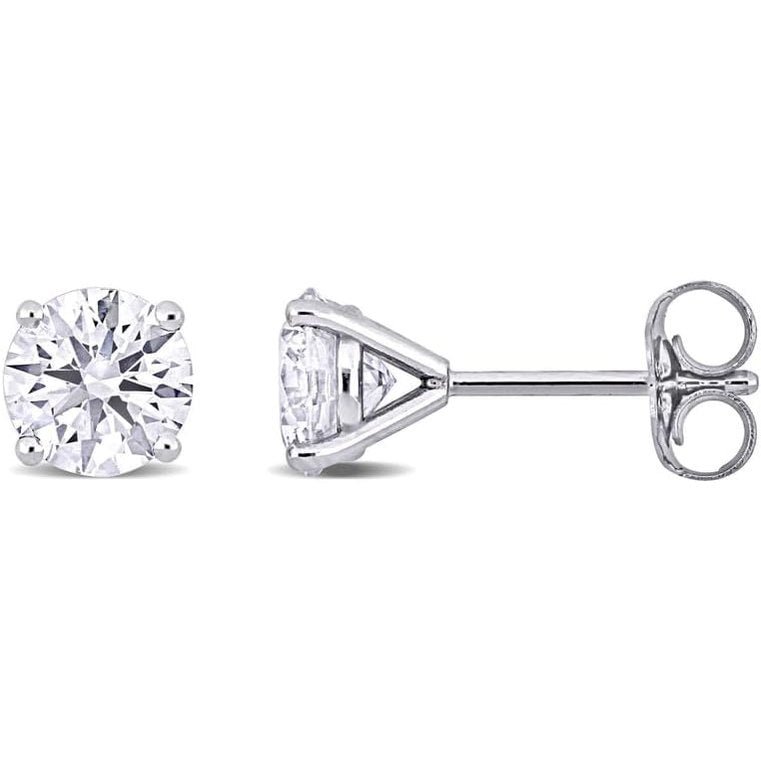 1–5 Carat Lab Grown Diamond Stud Earrings – 4 Prong Set - Future Jewelry