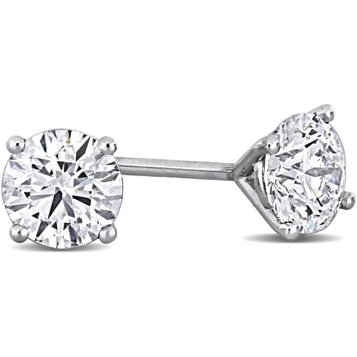 1–5 Carat Lab Grown Diamond Stud Earrings – 4 Prong Set - Future Jewelry