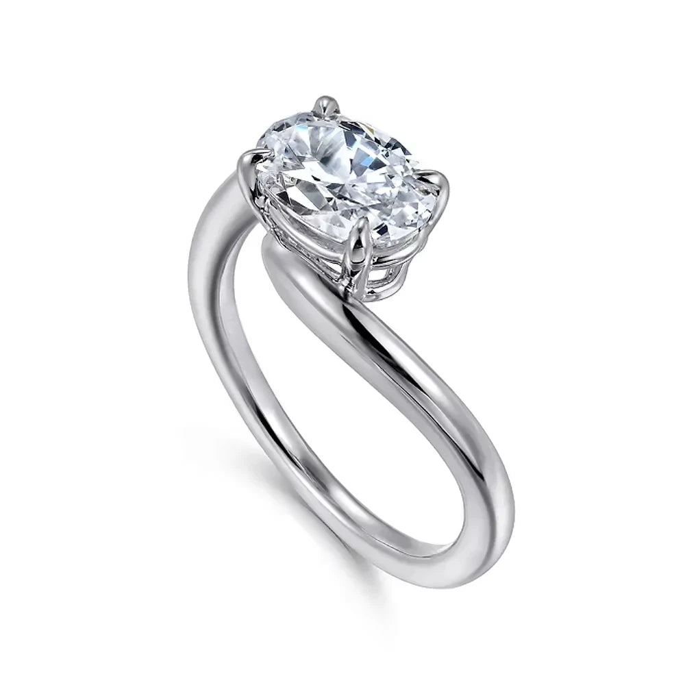 1.50 Carat Lab Grown Diamond Ring in 18K White Gold - Future Jewelry