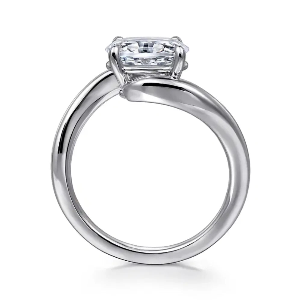 1.50 Carat Lab Grown Diamond Ring in 18K White Gold - Future Jewelry