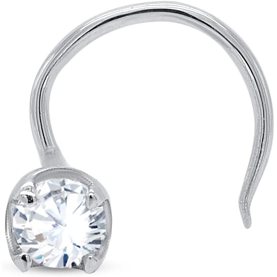 1.5mm - 3mm Lab - Grown Diamond Nose Pin & Stud in 14K Gold, 20 Gauge, Color G - H, Clarity VS - SI - Future Jewelry
