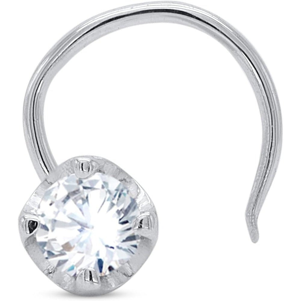 1.5mm - 3mm Lab - Grown Diamond Nose Pin & Stud in 14K Gold, 20 Gauge, Color G - H, Clarity VS - SI - Future Jewelry