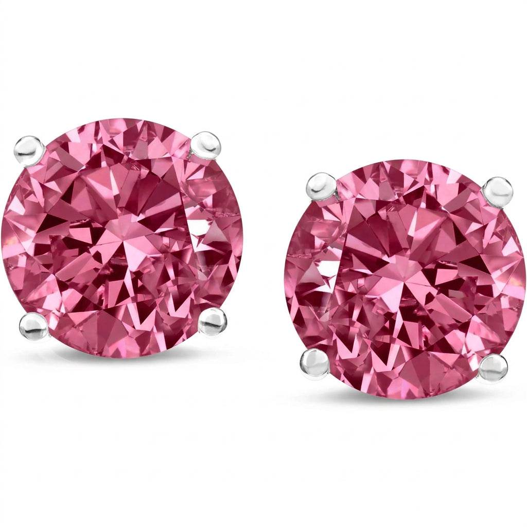 1–6 Carat Lab Grown Diamond Stud Earrings 4 - Prong Set - Future Jewelry