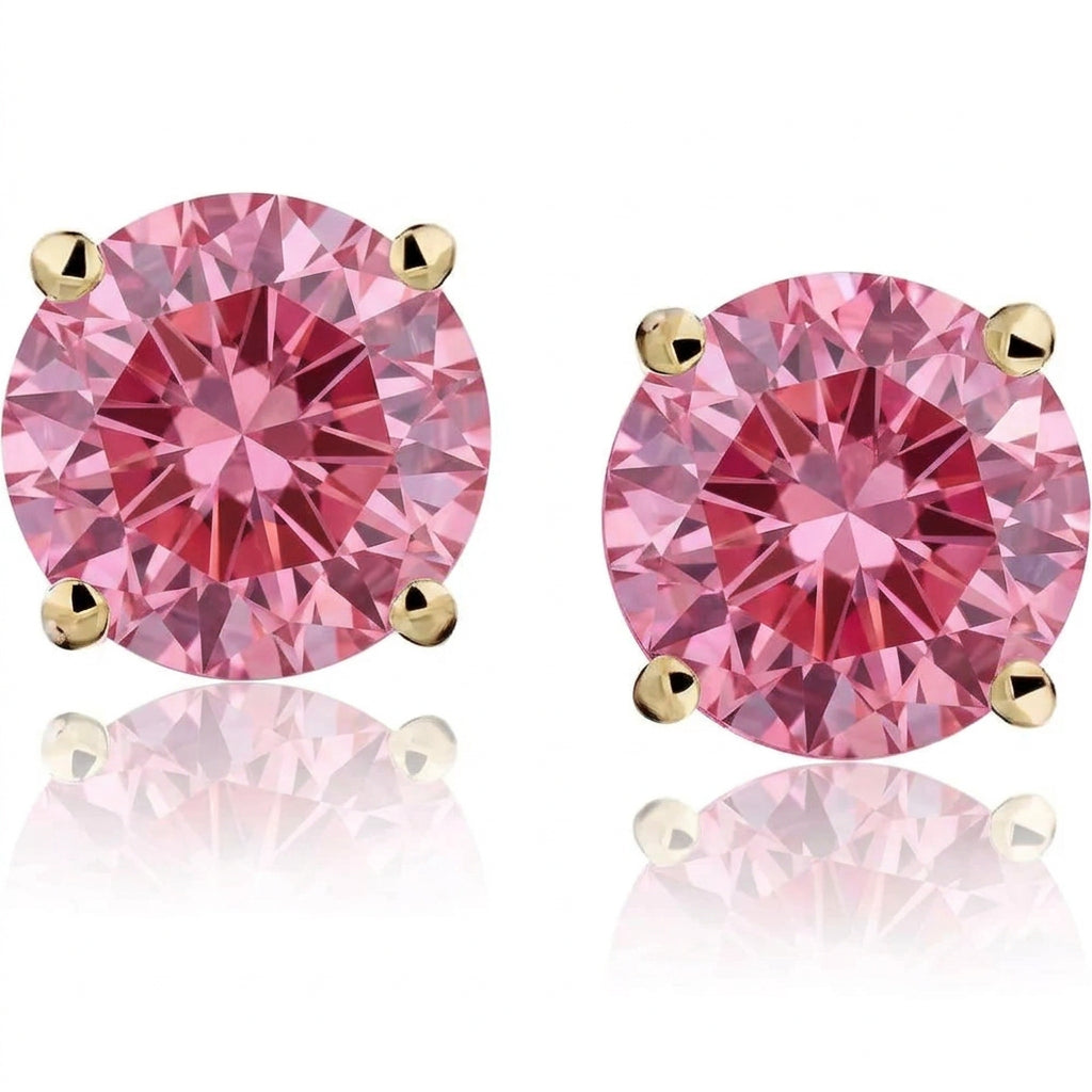 1–6 Carat Lab Grown Diamond Stud Earrings in 14K Gold - Future Jewelry