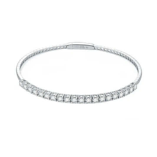 18K White Gold Lab Grown Diamond Tennis Bracelet - Future Jewelry