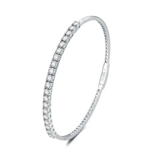 18K White Gold Lab Grown Diamond Tennis Bracelet - Future Jewelry