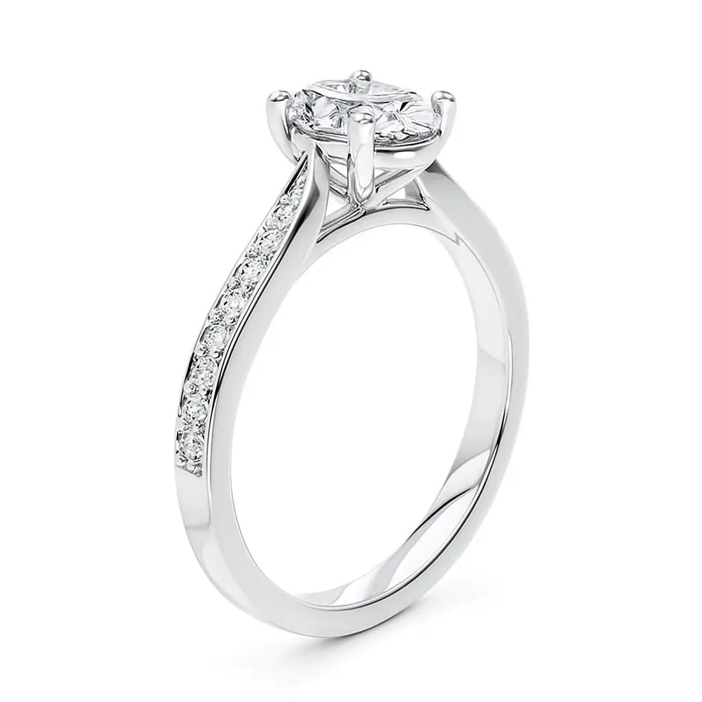 3 Carat Lab Diamond Ring in 14K Yellow Gold - Future Jewelry