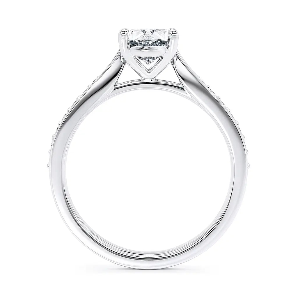 3 Carat Lab Diamond Ring in 14K Yellow Gold - Future Jewelry