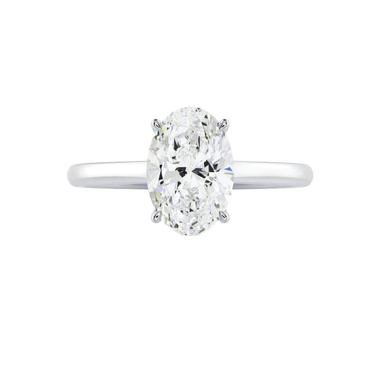 2.00 Carat Lab Grown Diamond Ring in 14K White Gold - Future Jewelry