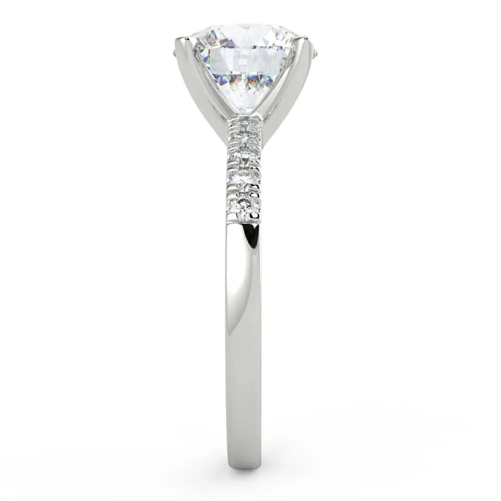 2.15 Carat Lab - Grown Diamond Engagement Ring in 14K White Gold - Future Jewelry