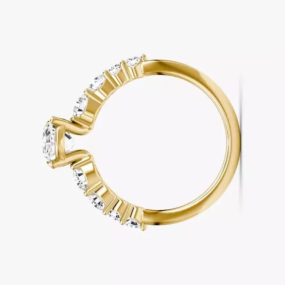 2.20 Carat Lab - Grown Diamond Engagement Ring in 14K Yellow Gold - Future Jewelry