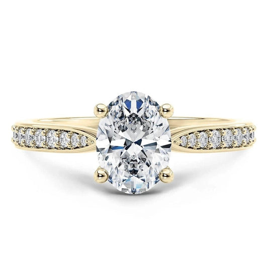 2.50 Carat Lab Grown Diamond Ring in 14K Yellow Gold - Future Jewelry