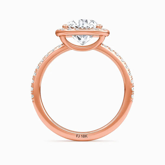 3 Carat Lab Diamond Ring in 18K Yellow Gold Future Jewelry