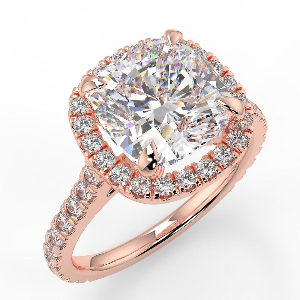 3 Carat Cushion - Cut 14K Certified Diamond Engagement Ring - Future Jewelry