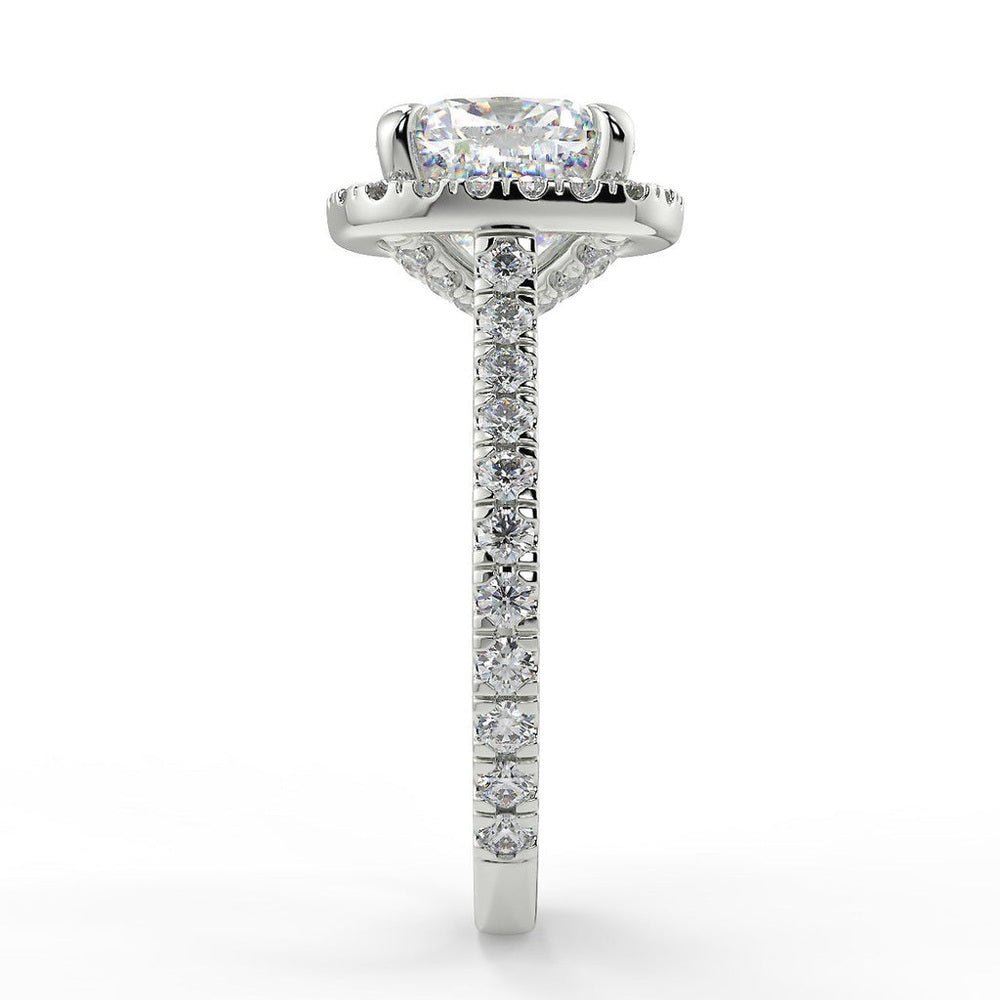 3 Carat Cushion - Cut 14K Certified Diamond Engagement Ring - Future Jewelry