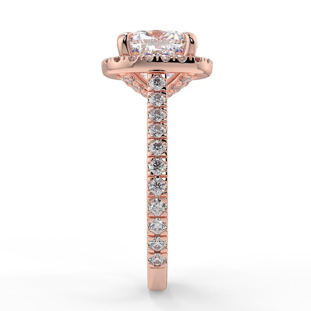 3 Carat Cushion - Cut 14K Certified Diamond Engagement Ring - Future Jewelry