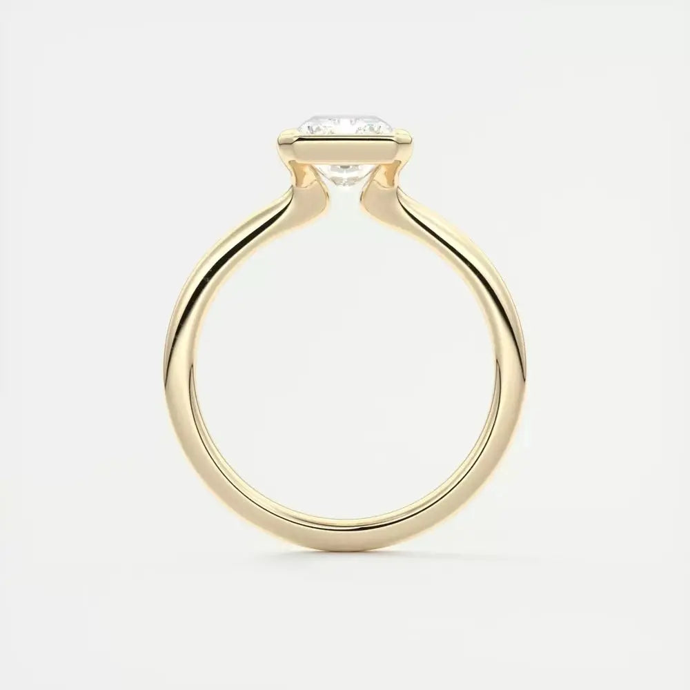 3 Carat Radiant - Cut Lab - Created Diamond Engagement Ring 14k Yellow Gold - Future Jewelry