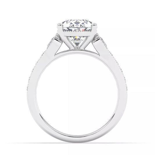 3.10 Carat Lab - Grown Diamond Engagement Ring in Platinum - Future Jewelry