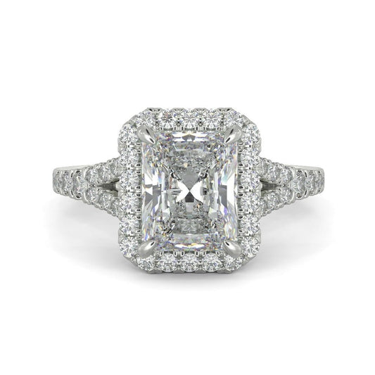 3.6 Carat Lab - Grown Diamond Engagement Ring in 14K White Gold - Future Jewelry