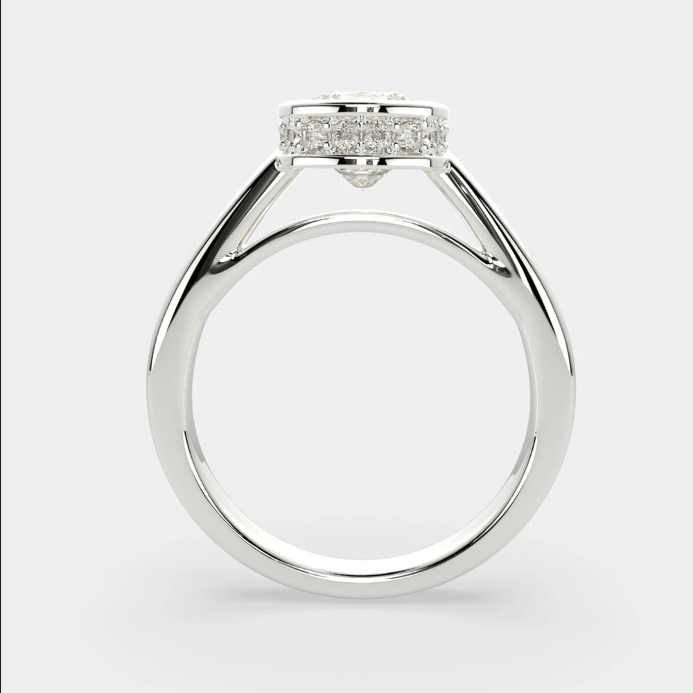 3.65 Carat Lab - Grown Diamond Engagement Ring in 14K White Gold - Future Jewelry