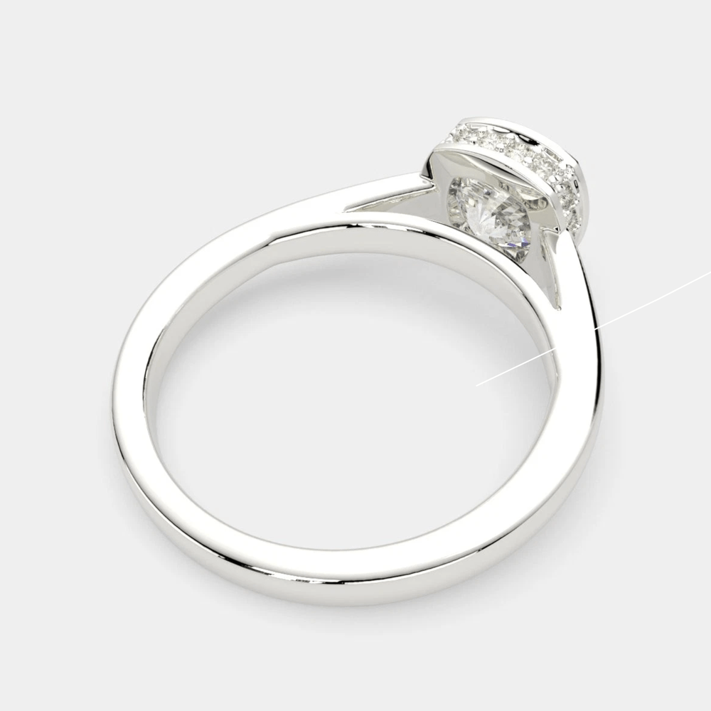 3.65 Carat Lab - Grown Diamond Engagement Ring in 14K White Gold - Future Jewelry