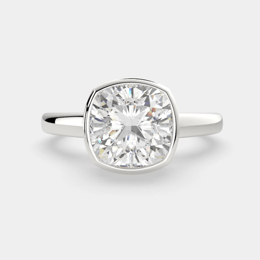 3.65 Carat Lab - Grown Diamond Engagement Ring in 14K White Gold - Future Jewelry