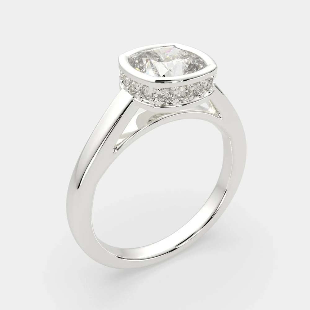 3.65 Carat Lab - Grown Diamond Engagement Ring in 14K White Gold - Future Jewelry