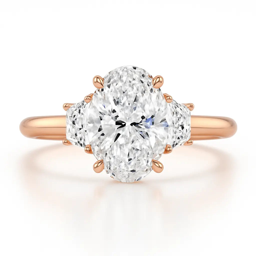 4 Carat Lab Diamond Engagement Ring in 14K Yellow Gold Future Jewelry