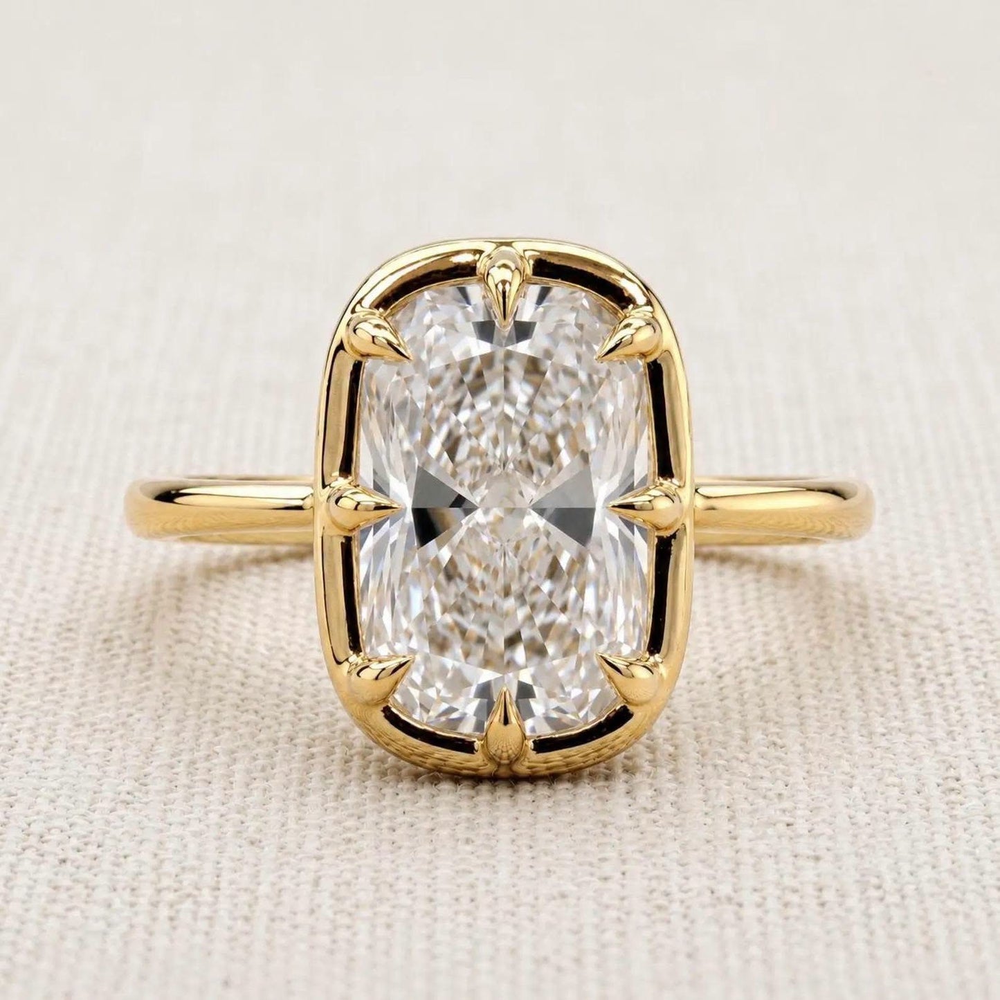 Future Jewelry™ 3 Carat Oval Lab Grown Diamond Ring in 14K Gold | F VS1 IGI Certified | Limited Edition 1 of 700