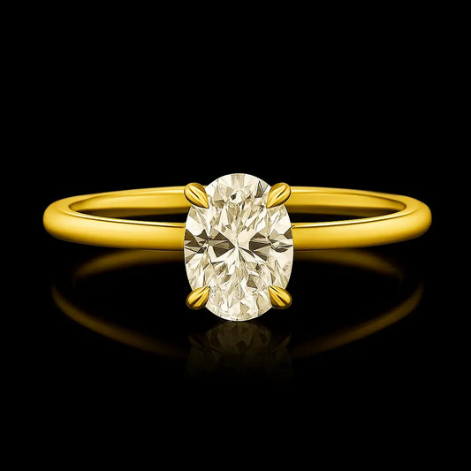 2.00 Carat Lab Grown Diamond Ring in 14K White Gold Future Jewelry