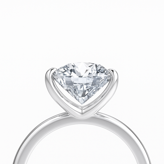 2 Carat Lab Diamond Engagement Ring in 18K Yellow Gold