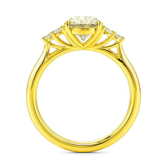 4.6 Carat Lab Diamond Engagement Ring in 14K White Gold Future Jewelry