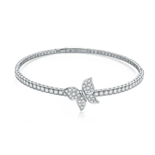 Butterfly Lab Grown Diamond Bracelet in 18K Gold - Future Jewelry