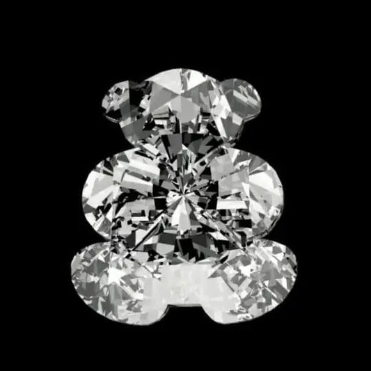Custom Laser-Cut Lab Grown Diamond Shapes, close-up - Future Jewelry